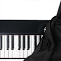 Miniatyrbild 4 av 5: Dammskydd för Piano Keyboard med 88 Tangenter, med Notställsskydd, Elektriskt Pianoskydd, Dammtätt A