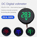 Miniatyrbild 5 av 5: DC 4-100V LED Digital Display Cirkulär Tvåtråds Voltmeter DC Digital Voltmeterhuvud