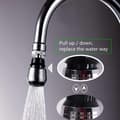 Miniatyrbild 4 av 5: 2-pack 360° Roterande Vattenbesparande Kranluftare Diffuser Blandare Munstycksfilter Adapter