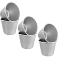 Miniatyrbild 1 av 5: Mini Puddingform, 6 Delar Kakform Återanvändbar Non-Stick Bakplåtspapper DIY Kakformar Lätt att Rengöra för Pudding Tårtor