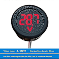 Miniatyrbild 2 av 5: DC 4-100V LED Digital Display Cirkulär Tvåtråds Voltmeter DC Digital Voltmeterhuvud