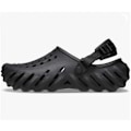 Miniatyrbild 2 av 3: Unisex Klassiska Echo Clog Platform Skor Slip On Sandaler Tjock Sula Slide Skor black M8W10 41 42