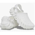 Miniatyrbild 3 av 3: Unisex Klassiska Echo Clog Platform Skor Slip On Sandaler Tjock Sula Slide Skor White M8W10 41 42