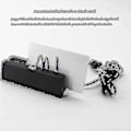 Miniatyrbild 3 av 4: Msr90 Usb Magnetremskortläsare Kortläsare Stripe 3 Spår Mini Swiper För Usb Pc