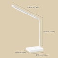 Miniatyrbild 3 av 5: Sladdlös LED Skrivbordslampa USB Uppladdningsbar 2000mah Batteridriven, Touchkontroll 3 Färger 6 Ljusstyrkor Dimbar, Portabel Bordslampa för Barnläsning St