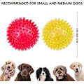 Miniatyrbild 5 av 5: Set med 3 pipande hundbollar 6,5 cm