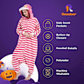 Miniatyrbild 5 av 5: Unisex Vuxen Onesie Pyjamas Djur Heldräkt Halloween Kostym Jul Sovkläder Jumpsuit Pink Cheshire Cat X-Large