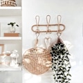 Miniatyrbild 2 av 5: Rattan Väggkrokar Väggklädhängare Väggkrok för Barnkläder Hattar och Kläder