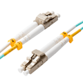 Miniatyrbild 4 av 5: Högkvalitativ, helt ny OM3 LC till LC Fiber Patch-kabel 100ft/30m, 10G/40G 50/125μm Multimode Duplex Fiber Jumper Cord LSZH Aqua f