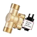 G1/2\" DC 24V normalt lukket messingmagnetventil for vannkontroll.