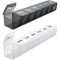 Extra stor veckopillerask (2-pack), daglig pillerask