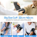 Miniatyrbild 5 av 5: 2025 Senaste Modell Blodtrycksmätare Överarmsmaskin Sphygmomanometer Exakt Justerbar Manuell BP Manschett Kit LED Bakgrundsbelyst Display