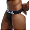 Miniatyrbild 5 av 5: 2025 Senaste Modell Herr Jockstrap Underkläder Bred Bälte Atletisk Stöd Herr Trosor Sport Underkläder Jock Strap 204svart XX-Large
