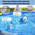 Miniatyrbild 5 av 5: Högkvalitativ, helt ny 11070 Silanslutning för Intex Poolutloppsportar 1-1/4\" Anslutning Passar Intex Pool 1107