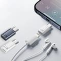 Miniatyrbilde 4 av 5: Lightning til Type-C-adapter: Aluminium, kompakt, HiFi-lyd, hvit