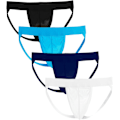 Miniatyrbild 1 av 5: 2025 Senaste Modell Herr Jockstrap Sportkalsonger Underkläder Atletiskt Stöd för Män 4-pack Mix X-Large