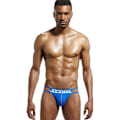 Miniatyrbild 2 av 4: 2025 Senaste Modellen Herr Jockstrap Underkläder Bred Bälte Atletisk Stöd Herr Trosor Sport Underkläder Jock Strap 201blå Medium
