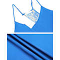 Miniatyrbild 5 av 5: 2025 Senaste Modell Sovkläder Dam Sexiga Satin Pyjamas Underkläder Spets Cami Shorts Set Nattkläder XS-XXL