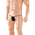 Miniatyrbild 2 av 5: 2025 Senaste Modell Herr Badkläder Underkläder Heta Män Jockstrap Mesh Låg Midja Bekväma Stringtrosor (Storlek 26\"-38\") Svart One Size