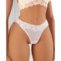 Miniatyrbild 2 av 5: 2025 Senaste Modell Sexiga Damunderkläder Tangas De Mujer Spets Trosor V-Form G-String Tanga Vit 642 Stor