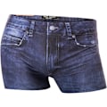 Miniatyrbild 2 av 5: 2025 Senaste Modell Herr Badbyxor Denimtryck Strandbadkläder Baddräkt Bikini Trosor Indigo X-Large