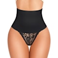 Miniatyrbild 1 av 5: 2025 Senaste Modell  Tummy Control Trosa Shapewear Kroppsformande Underkläder Mellanhög Midja Slimmande Trosor Formande Spets Girdle Trosa f