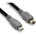 Miniatyrbild 4 av 5: Högkvalitativ helt ny Micro USB till Mini 5-pin USB Förlängningskabel Kod OTG Mobil Enhet Adapter Data Sygn Laddare Hane till Hane