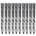 10-pack Golf Pride MCC PLUS 4 golfklubbsgrepp, standardstorlek, grå