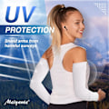 Miniatyrbild 2 av 5: 2025 Senaste Modell  Unisex Arbetsärmar 1 Par UV-skydd UPF Långärmad Tatuering Täckärmar Armskydd Kylande Grå Handflata