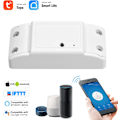 Miniatyrbild 3 av 5: WiFi Smart Switch Kompatibel med Amazon& för Hem Timer 10A/2200W Trådlös Fjärrkontroll Switch för