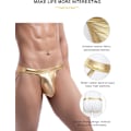 Miniatyrbild 3 av 5: 2025 Senaste Modell Herr Sexig Stringkalsong Underkläder Jockstrap Kalsonger Metalliska Underkläder med Påse Jock Straps Lingerie för Män Passar 6-12 Go