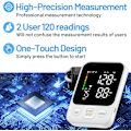 Miniatyrbild 3 av 5: 2025 Senaste Modell Blodtrycksmätare Överarmsmaskin Sphygmomanometer Exakt Justerbar Manuell BP Manschett Kit LED Bakgrundsbelyst Display