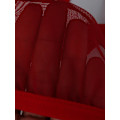 Miniatyrbild 5 av 5: 2025 Senaste Modell Herr Låg Midja Jockstrap Underkläder Brief Andningsbar G-string Tanga Röd Stor