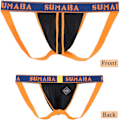 Miniatyrbild 2 av 5: 2025 Senaste Modell Herr Jock Strap, Mesh Jockstrsp för Atletiskt Stöd, Låg Midja Jock Sportunderkläder Orange 3X-Large