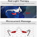 Miniatyrbild 5 av 5: Under-Eye Rött Ljus Terapi Glasögon med 3D-passform & Mikroströmsmassage - Portabel Ögonvård för Mörka Ringar Svullnader & Trötthet från Skärm
