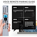 Miniatyrbild 4 av 5: 2025 Senaste Modell RMF-TX600U Röstfjärrkontroll Ersättning för Alla Sony Smart TV XBR/KD/XR Serier X750H X75CH A9S Etc Fjärrkontroll VIT