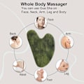 Miniatyrbild 4 av 5: 2025 Senaste Modell Gua Sha Ansiktsverktyg för Hudvård Massageverktyg för Egenvård Jade Kropps GuaSha Sten Spa Kit Ansiktsskulptering Till