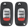 Miniatyrbild 1 av 5: CWTWB1G767 4-knapps Fällbar Bil Nyckellös Fjärrkontroll Nyckelbricka Proximity Smart Fob för Smart Forfour 2015-2017 Fortwo 2015-2017