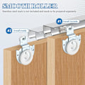 Miniatyrbild 4 av 5: 2025 Senaste Modell 12-pack 6 Set Skjutdörrsrulle Kit, #1#2 Bypass Skjutbeslag, Ersättningsrullar för Skjutdörrar Ad