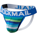 Miniatyrbild 1 av 4: 2025 Senaste Modellen Herr Jockstrap Underkläder Bred Bälte Atletisk Stöd Herr Trosor Sport Underkläder Jock Strap 238blue X-Large