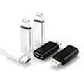Miniatyrbild 1 av 5: Högkvalitativt, helt nytt 4-pack USB C Hona till Lightning Hane Adapter för iPhone 12 11 mini XR/XS/SE/7/8/X/Plus/Pro Max Ipad Air Mi