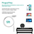 Miniatyrbillede 4 af 4: Kabel, Type C til USB 2.0 MIDI Interface Kabel til Samsung, Huawei Laptop, MacBook til Tilslutning med Printer, Midi Controller, Keyboard, Audio Interface