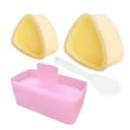 Onigiri-form, 3-pack risform, klassisk triangulär risbollsform sushiform