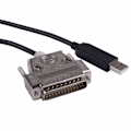 Miniatyrbild 1 av 5: Högkvalitativ helt ny USB till DB25 RS232 Seriell Adapter Konverter Kabel Null Modem för Sharp X68K X68000 PC Kommunikations Programmering