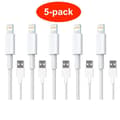 5-pack iPhone Lightning laddningskablar