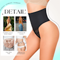 Miniatyrbild 4 av 5: 2025 Senaste Modell  Tummy Control Trosa Shapewear Kroppsformande Underkläder Mellanhög Midja Slimmande Trosor Formande Spets Girdle Trosa f
