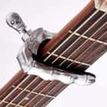 Gitarrskalle för akustisk och elektrisk gitarr skeletthuvud ukulele kompatibel med banjo