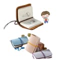 Miniatyrbillede 3 af 5: Dagbog Notesbog, Journal Planner i Kohudsfodral, Vintage Mini