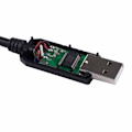 Miniatyrbild 3 av 5: Högkvalitativ helt ny USB till DB25 RS232 Seriell Adapter Konverter Kabel Null Modem för Sharp X68K X68000 PC Kommunikations Programmering