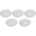 Fransk pressfilterbytespatroner, 5-pack, 2,6-tums universellt rostfritt stål.
